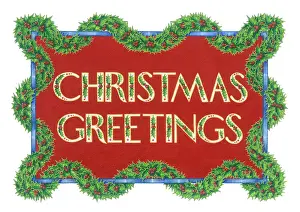 Entwined: Christmas Greetings with Holly
