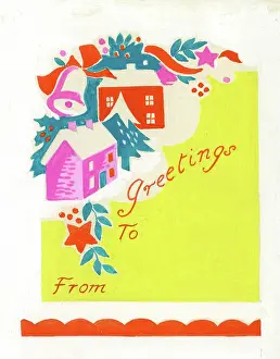 Wickham: Christmas - greetings label