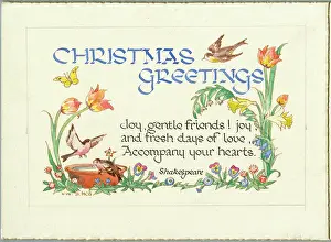 Marta: Christmas Greetings with Shakespeare verse