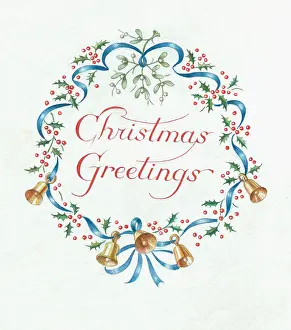 Crapper: Christmas Greetings with wreath