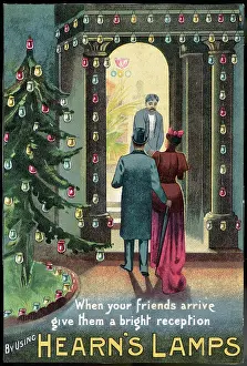 Tastefully: Christmas lamps c. 1890