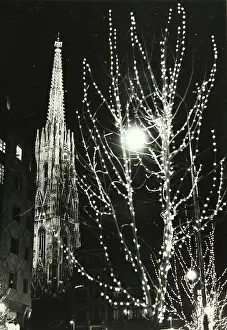 Graben: Christmas lighting on Graben