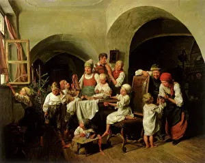 Waldmuller: Christmas Morning