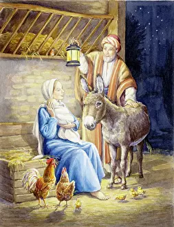 Jospeh: Christmas Nativity Scene
