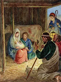 Adoring: Christmas Nativity Scene
