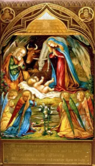 Devotion: Christmas Nativity scene in the stable