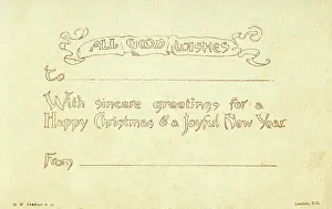 Sincere: Christmas and New Year greeting style