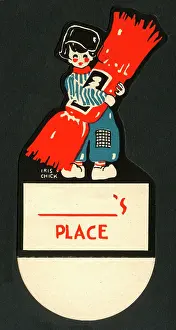 Patched: Christmas place marker - Dutch boy with large cracker