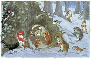Letterbox: Christmas post office by Molly Brett