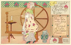 Spins: Christmas postcard