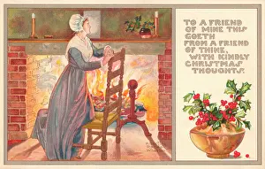 Thine: Christmas postcard