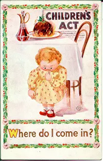 The Donald Mcgill Archive Collection: Christmas postcard, Children's Act