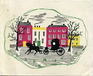 X100530: Christmas postcards - 1950's, GORDON FRASER