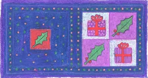 Starry: Christmas Presents and Holly leaves