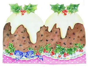 Sided: Christmas Pudding cut-out design