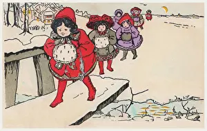 Muffs: Christmas scene