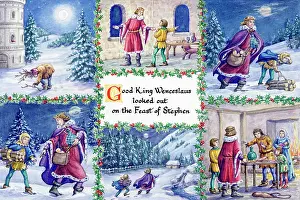 Feasts: Christmas Scenes Polyptych