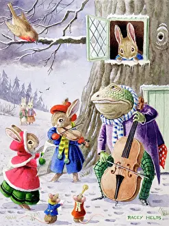 Serenade: Christmas Serenade with toad and rabbits