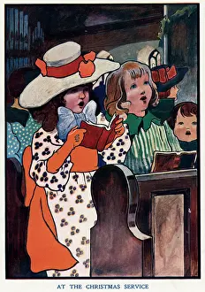 Brimmed: At the Christmas service by Charles Robinson