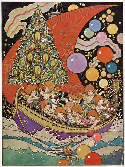 Angelic: Christmas ship with angels