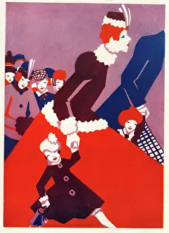Mauve: Christmas Shopping by Elizabeth Pyke
