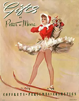 Showcard: Christmas showcard, Potter & Moore