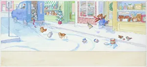 16 17: Christmas Teddy Bear by Janet Winter