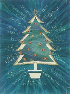 Mehigan: Christmas Tree with Christmas wishes