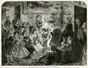 Pasquier: The Christmas Tree by J. A. Pasquier 1858