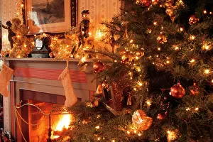 Bar007: Christmas Tree Lighted Candles