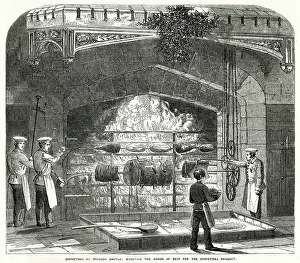 Roast: Christmas at Windsor Castle, Roasting Beef 1856