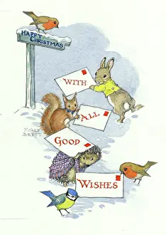 Whimsical: Christmas wishes from animals