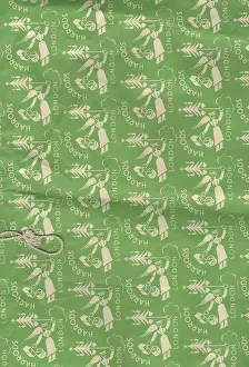 Doorman: Christmas wrapping paper from Harrods