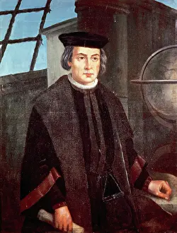 Columbus: Christopher Columbus (1451-1506). Maritime explorer. Discove