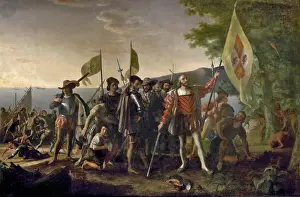 Lcgr2001: Christopher Columbus and his crew on a New