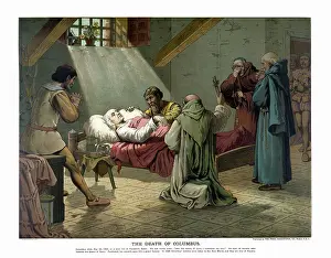 Columbus: Christopher Columbus on his death bed, May 20, 1506