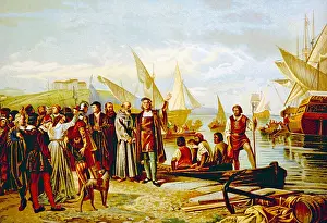 Palos: Christopher Columbus embarkation and departure ?