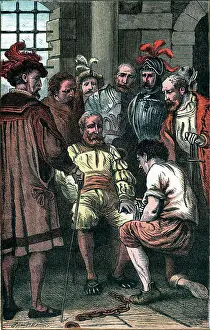 Disgrace: Christopher Columbus Placed in Irons by Bobadilla