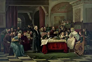 Request: Christopher Columbus at the royal court of Spain