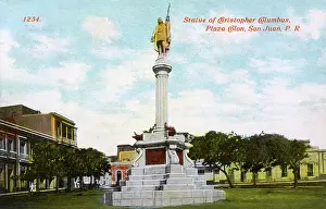 Plinth: Christopher Columbus statue, San Juan, Puerto Rico