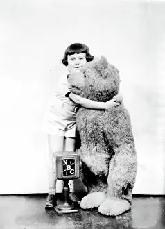 Pooh: Christopher Robin Milne with the original ?