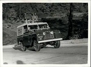 Equally: Christopher Soames drives multi-fuel Land Rover, Chertsey
