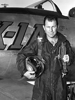 Yeager: CHUCK YEAGER, with Bell X-1A in which he ?