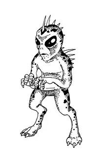Mythical: Chupacabra, Illustration
