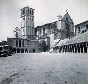 Assisi: Church at Assisi, Italy