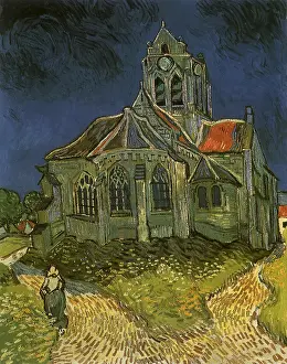 Auvers: The Church at Auvers, by Van Gogh