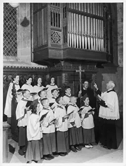 Choirboys: CHURCH CHOIR SINGING