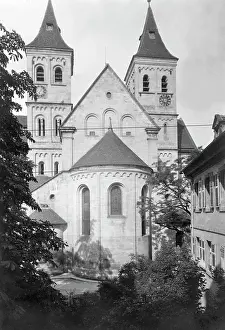 Belfries: Church in Ellwangen, 1931