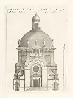 Chez Mariette: Front of the church of the Filles de la Visitation