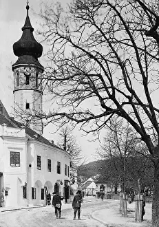 Grinzing: Church in Grinzing, 1921